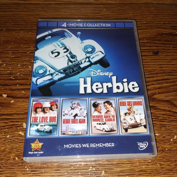 Disney Herbie 4 Movie Collection (DVD, 2012, 4-Disc Set) - Picture 1 of 5